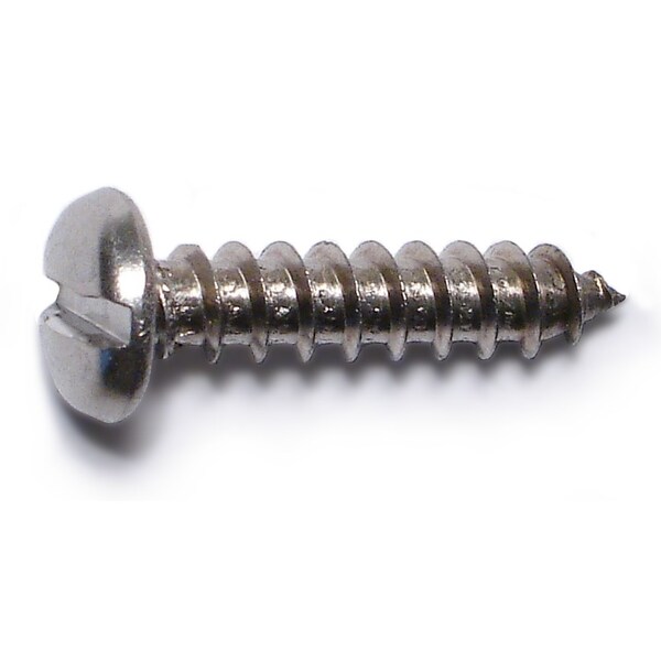 Midwest Fastener Sheet Metal Screw, #8 x 3/4 in, 18-8 Stainless Steel Pan Head Slotted Drive, 24 PK 62383 - main